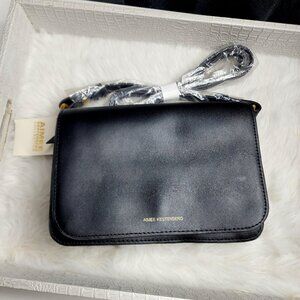Brand New Aimee Kestenberg Black Leather crossbody bag